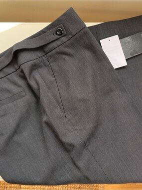 Classic Textured Black Dress Pants